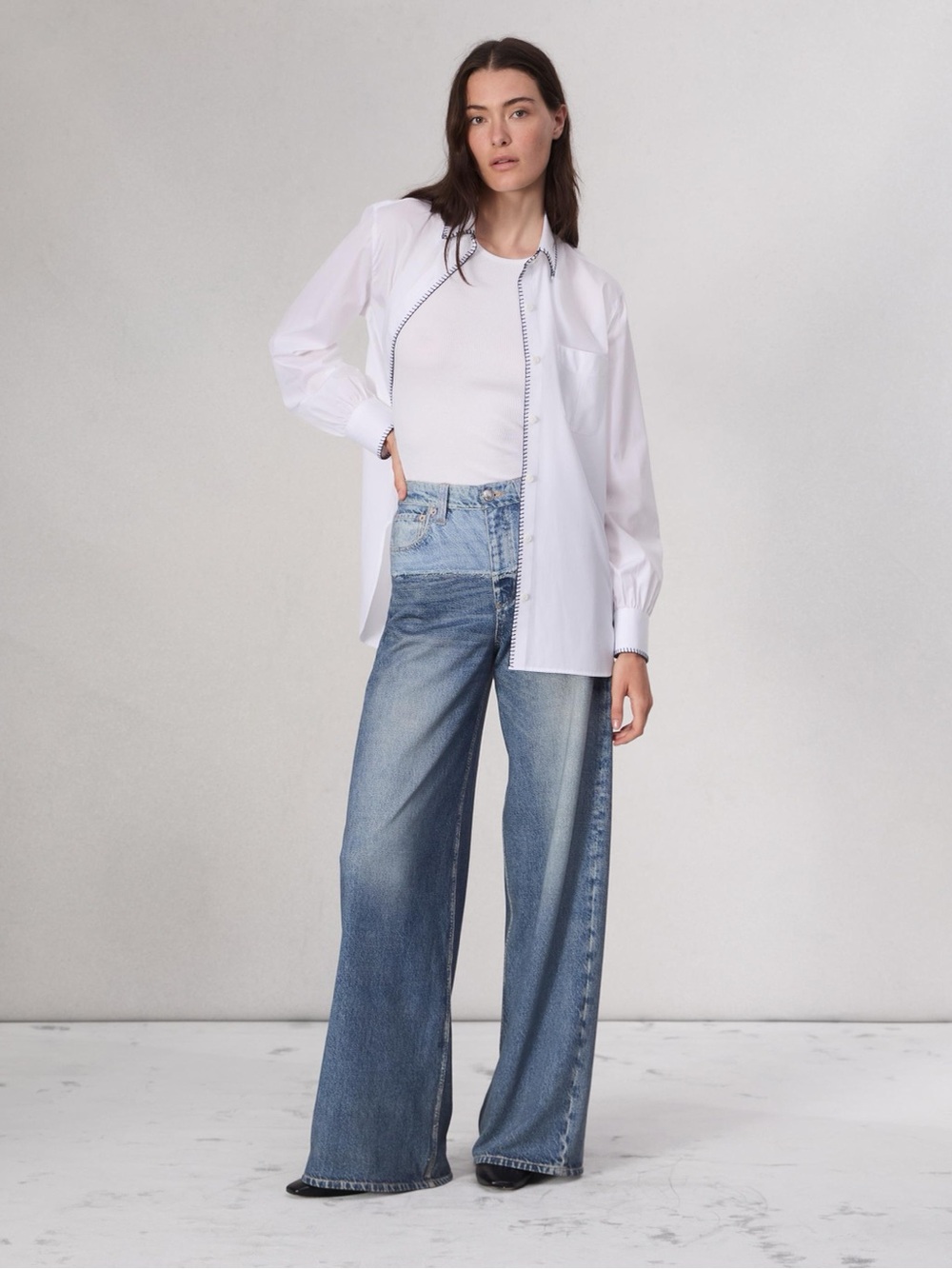 Rag & Bone Miramar Sofie Wide Leg Jeans – Size 30 – NWT - Picture 11 of 11